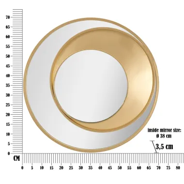 LUSTRO NASTENNE VORTIC Ø 70X3,5 cm